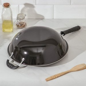 Сковорода-Wok «Просто», d=32 см, цвет чёрный