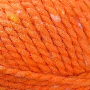 Пряжа "Смесовая" 30% шерсть, 70% акрил 200м/200гр (284-Оранжевый)