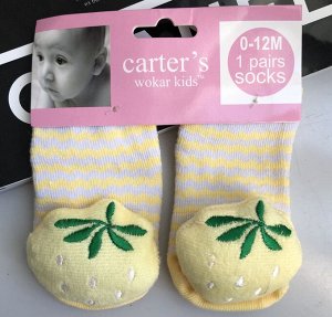 Носочки для малышей с погремушками