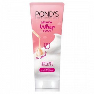 Pond's Bright Beauty Crystal Glow Skin Serum Whip Foam 100g