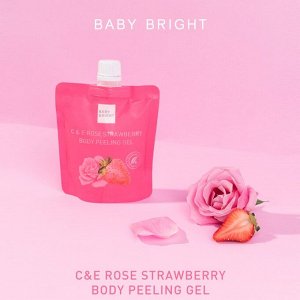 Karmart Baby Bright C&E Rose Strawberry Body Peeling Gel 200 ml