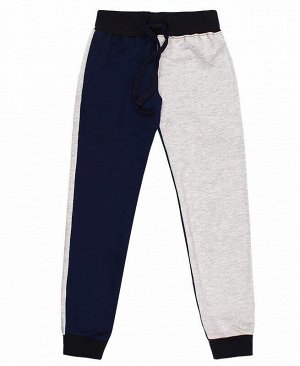 Спортивные синие брюки для девочки Цвет: тёмно-синий