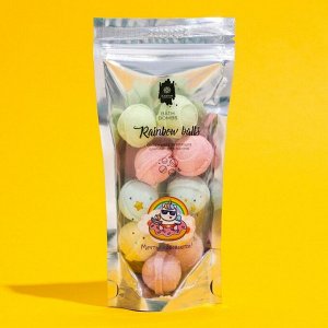 Маленькие бурлящие шарики для ванны Rainbow balls "Мечты сбываются"150 гр.