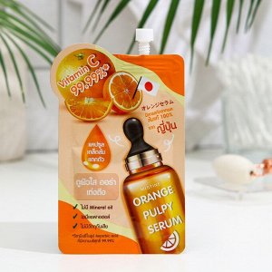 Сыворотка Mistine Orange Pulpy Serum, осветляющая и омолаживающая, с витамином С, 8 мл