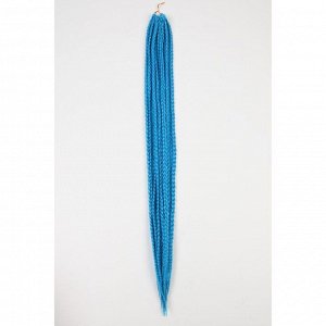 Афрокосы, 60 см, 15 прядей (CE), цвет синий