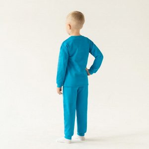 Пижама детская с принтом (футер) 60(110)