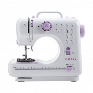 Швейная машина Galaxy GL 6500, 9 Вт, 12 видов строчки, автомат, белая