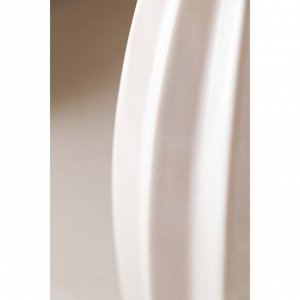 Ваза керамическая "Лина", настольная, белая, 28 см