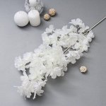 Цветы искусственные &quot;Фиалка Мария&quot; 85 см, белый