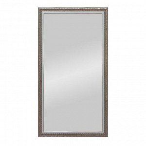 Зеркало настенное «Монако», серебро, 60x110 см, рама пластик, 50 мм