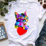 Летние футболки с котиками😻