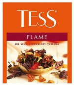 Чай фруктовый Tess Flame в пакетиках, 100 шт.