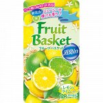 Бумага туалетная Marutomi &quot;Fruit Basket&quot; лимон-лайм 2-х слойная, 27,5м х 0,114м,12 рул/уп