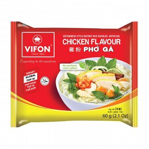 VIFON лапша рисовая по-Вьетнамски со вкусом курицы, 60 гр.