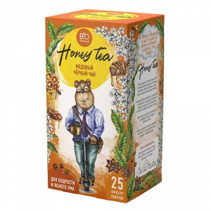 Чай чёрный "Honey tea" Bio National, 25 шт