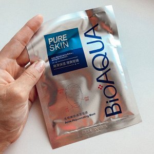 BioAqua/ Тканевая маска анти-акне для проблемной кожи на лице