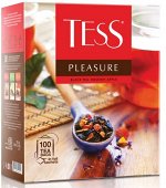 Чай черный Tess Pleasure в пакетиках 1,5 г 100 шт