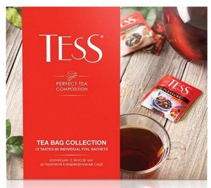 Чай Tess набор чая 12 видов, 60 шт