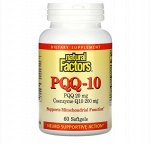 PQQ-10, пирролохинолинхинон 20 мг, коэнзим Q10 200 мг, 60 капсул