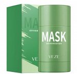 VENZEN / Глиняная маска стик для глубокого очищения и сужения пор с экстрактом Зеленого Чая