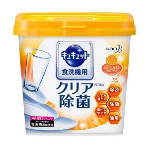 КАО CuCute Порошок для посудомоечных машин, с лимонной кислотой и апельсиновым маслом, 680 гр.