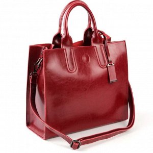 Женская кожаная сумка шоппер