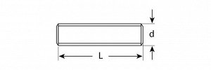 Шпилька резьбовая DIN 975