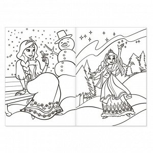 Раскраски для девочек набор «Принцессы», 6 шт. по 16 стр., формат А4