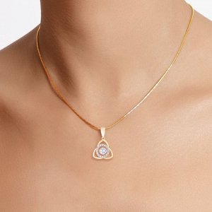 Серебряная подвеска (позолота)