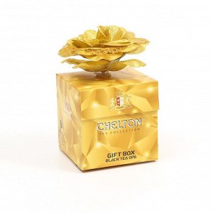 Чай чёрный Gift Box GOLD, подарочный, листовой, картон, 50 г