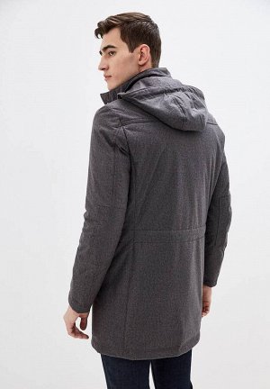 3032 M HERMAN DK GREY / Плащ мужской (утепл.)