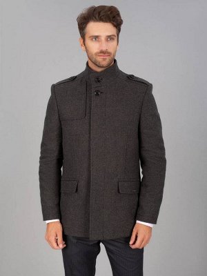 0314-2 S CLOTH DK GREY/ Пальто мужское