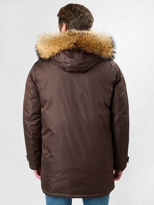 4100 SP M ALYSKA CHOCO/ Куртка мужская (пуховик)