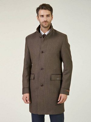 5018-1s dark sand lux/ пальто мужское