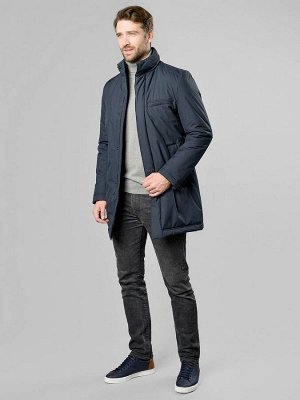 3023 M RIB DK NAVY/ Плащ мужской (утепленный)