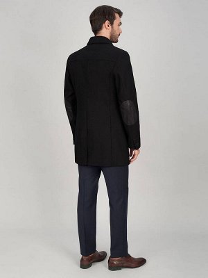 5017 melton black1/ пальто мужское