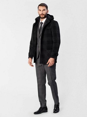 2017 S BLACK CHECK/ Пальто мужское