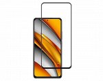 Защитное стекло Poco F3/Samsung F62 (2021) Full черное