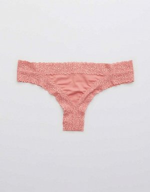 Aerie Sunnie Blossom Lace Thong Underwear