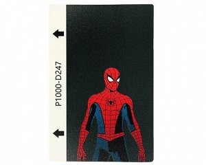 Защитная плёнка текстурная на заднюю часть Супергерои (Человек паук, Front, D247), S 120*180mm
