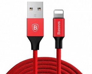 Кабель Baseus Yiven Cable For Lightning - USB красный (CALYW-09)