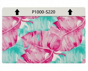 Защитная плёнка текстурная на заднюю часть "Цветы" (Листья розовые, S220)