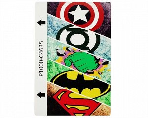 Защитная плёнка текстурная на заднюю часть "Супергерои" (Микс, C4635)