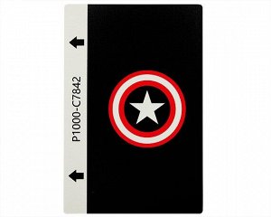 Защитная плёнка текстурная на заднюю часть "Супергерои" (Капитан Америка, C7842)