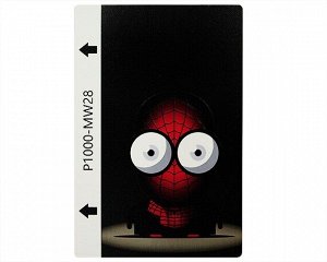 Защитная плёнка текстурная на заднюю часть "Супергерои" (Человек паук, мультяшный, MW28)