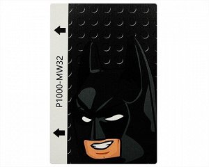 Защитная плёнка текстурная на заднюю часть "Супергерои" (Бэтмэн Лего, черный, MW32)
