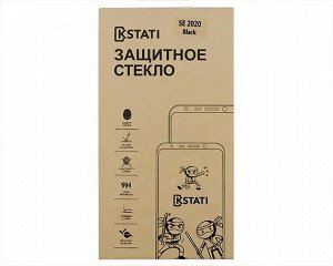Защитное стекло iPhone 7/8/SE 2020/SE 2022 "Kstati 3D Premium NEW" (черное)