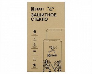 Защитное стекло iPhone 11 Pro Kstati 3D Premium NEW (черное) recommended