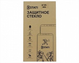 Защитное стекло iPhone 7/8 Plus Kstati 3D Premium NEW (белое)