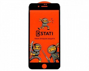 Защитное стекло iPhone 7/8 Plus Kstati 3D Premium NEW (черное)